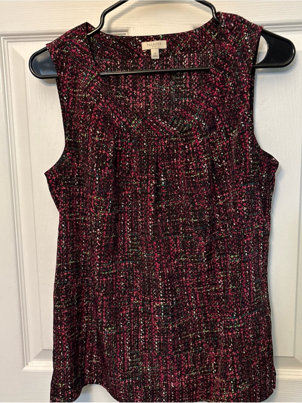 Talbots multicolored blouse Sleeveless Shell
